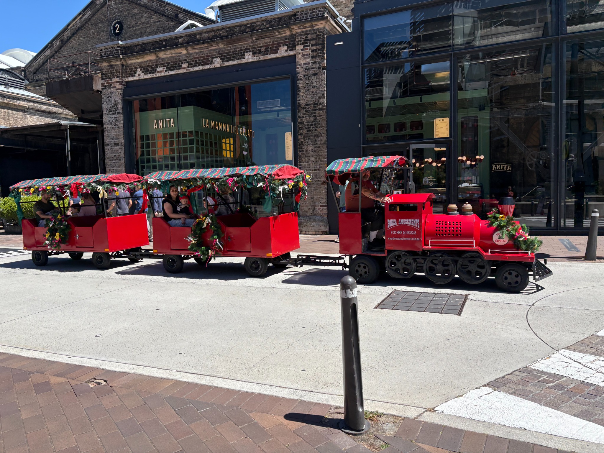 Trackless train for corporate and urban event activation